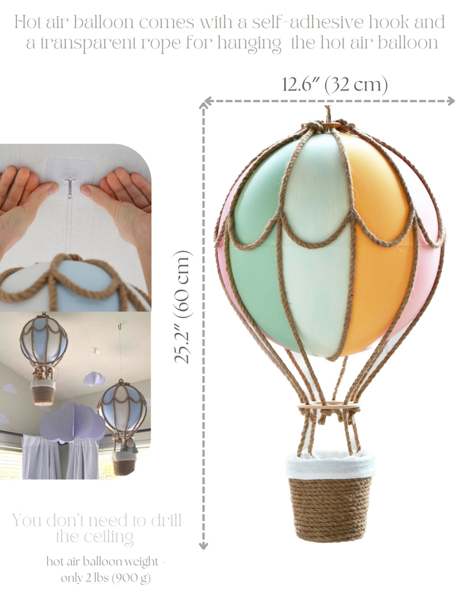 بالون هواء ساخن-بالون-ديكور-حجم-ديكور-مقاس-مقياس