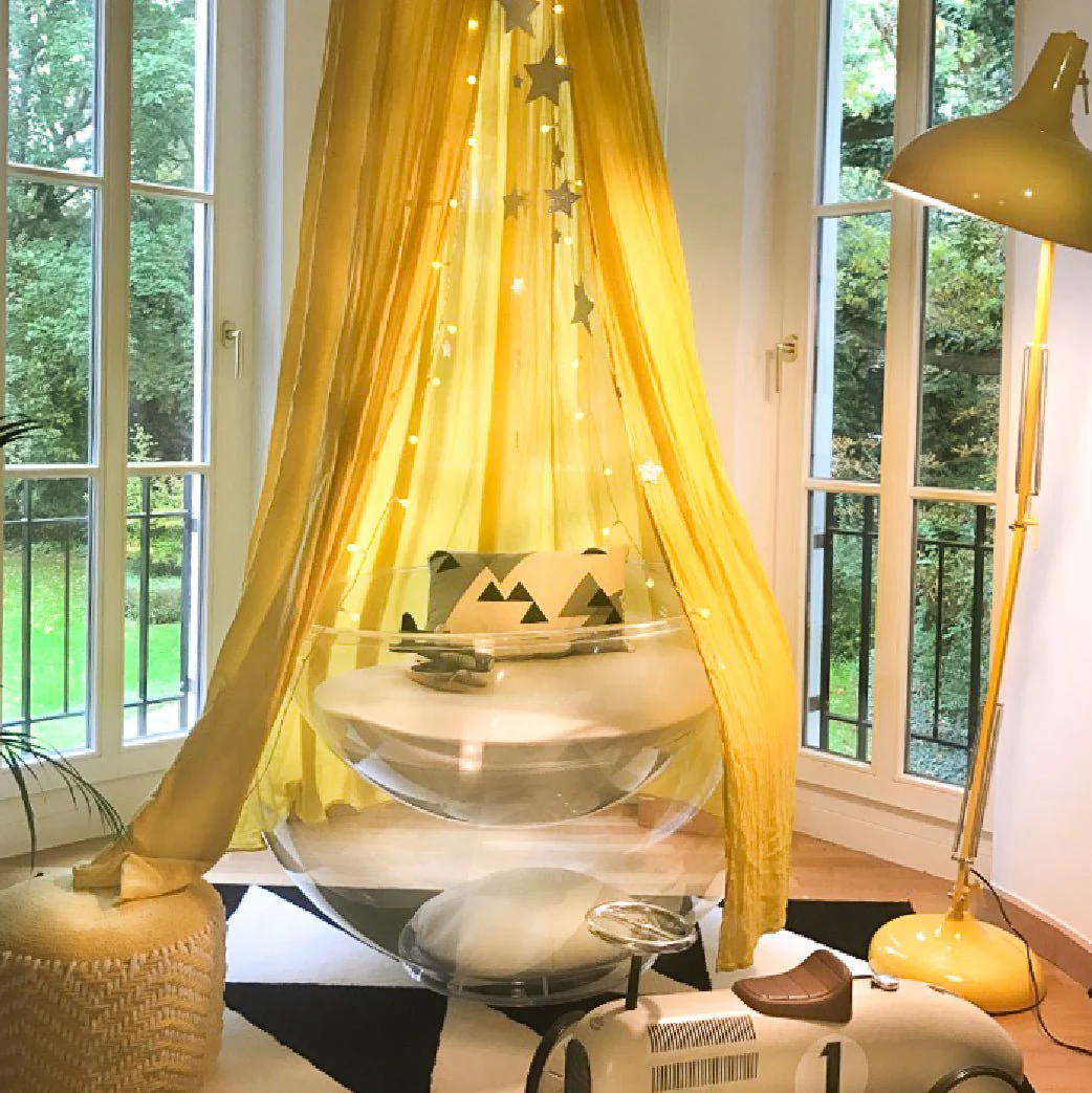 Bubble Baby Bed-White-3