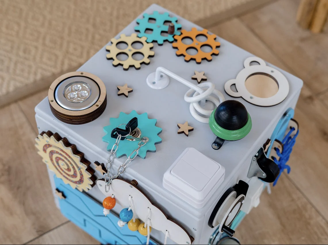 Busy Cube & Storage For Toys-Wooden-5