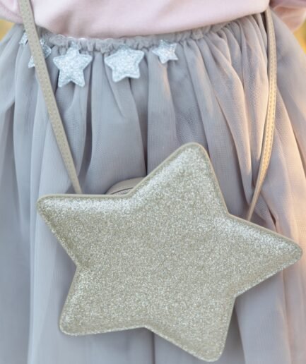 Glitter Star Bag | Champagne Gold