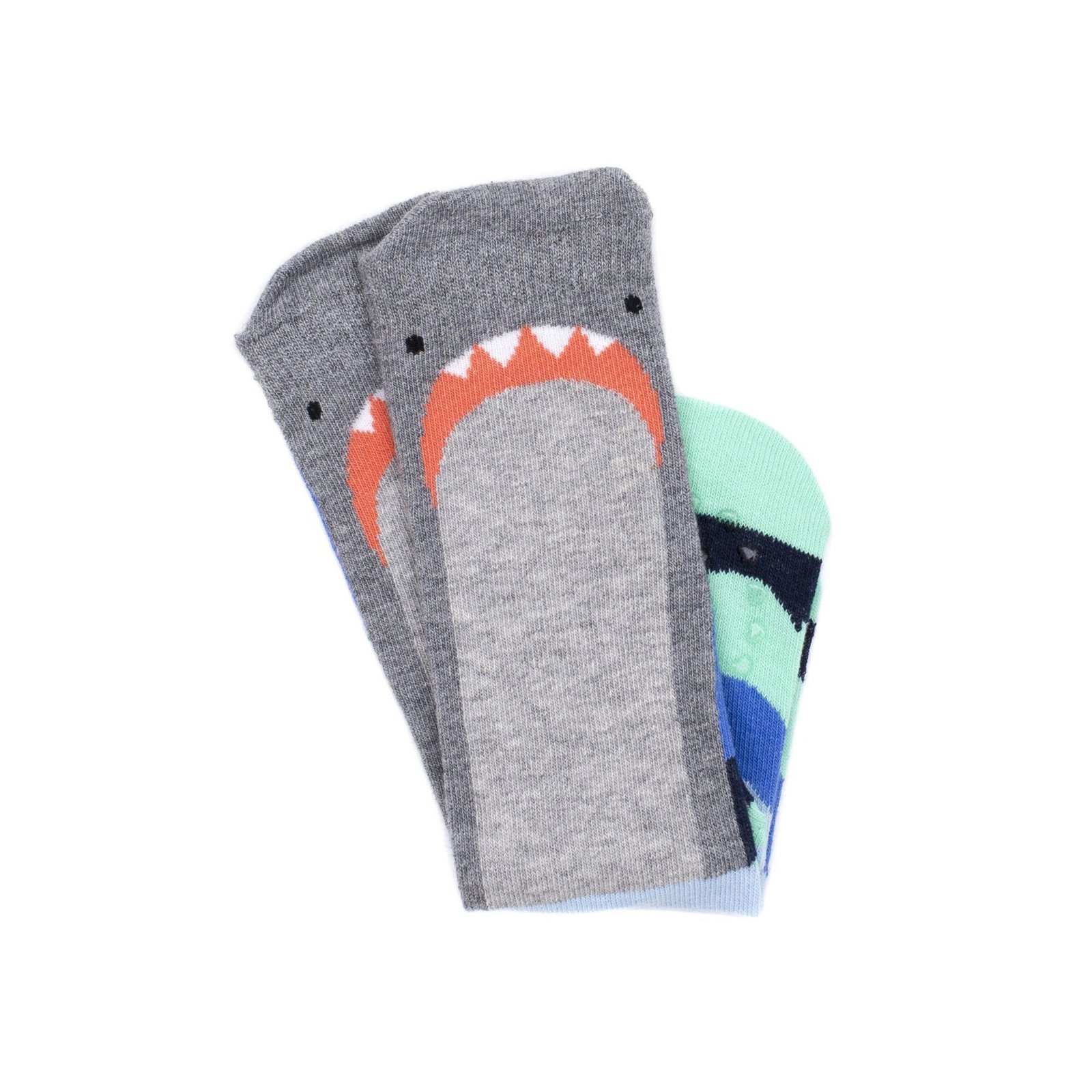 Shark Midi Sock-Grey-1