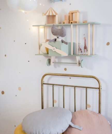 Biplane shelf „Dashy” - Green