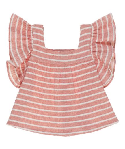 Shirt Woven Striped Red