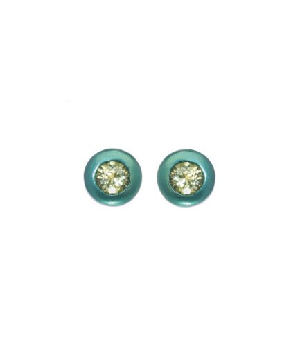 August Peridot Earrings 