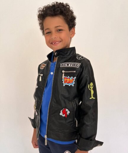 All About The Patch Vegan Leather Jacket