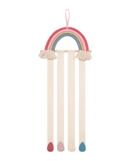 Bright Rainbow Drops Clip Hanger