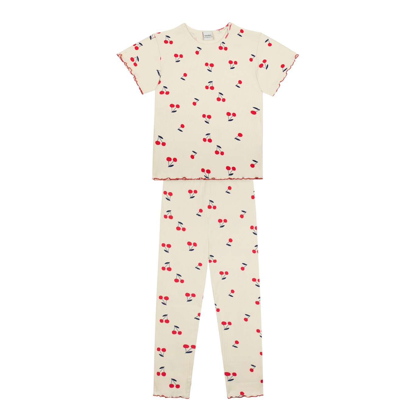 Cherry Short Sleeve Pyjama - Multicolor - 001G_PJ_28353_2