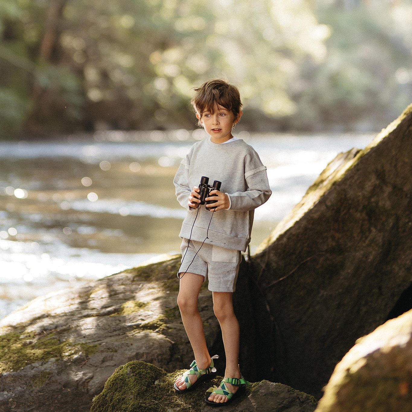 Grey Contrast Detailed Sweatshirt-Grey-001B_PJ_28298_3