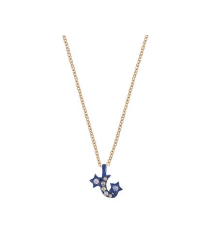 Midnight Lunar Cluster Necklace