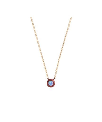 October Opal Necklace 