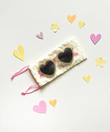 Glitter Heart Sunglasses