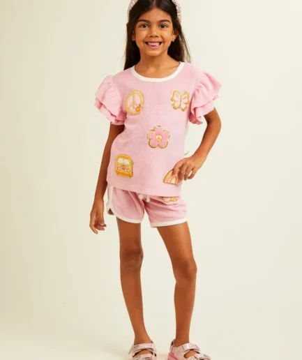 Coachella Top And Shorts Set