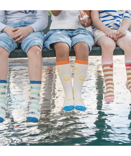 Stripy Cherry 2 Pack Socks