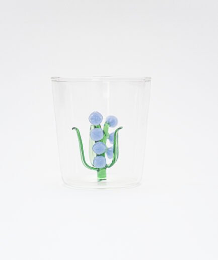 Lily of the Valley Glass Cup