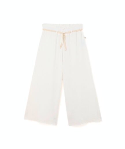 Soft Gauze Wide Pants - Sena