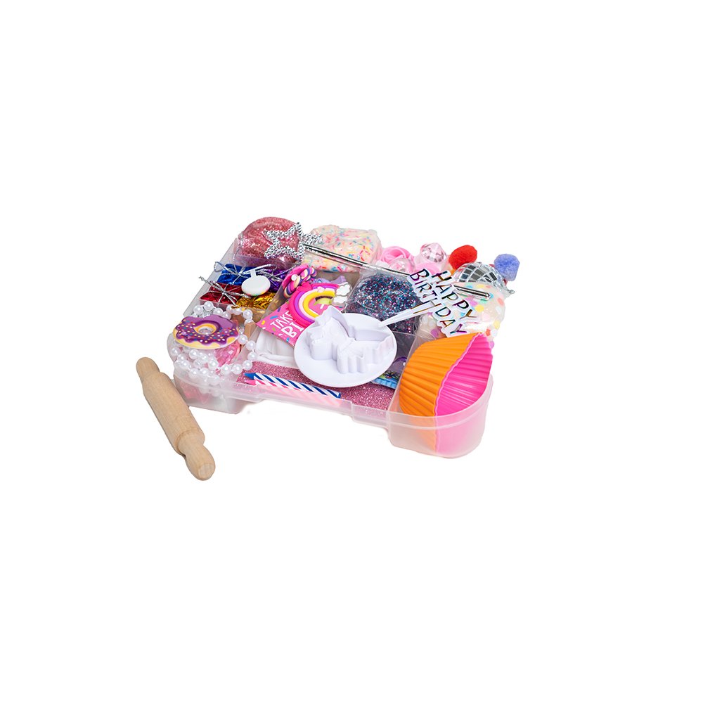 Baking or Birthday & Free Rolling Pin,Play Dough kit-Multicolor-1