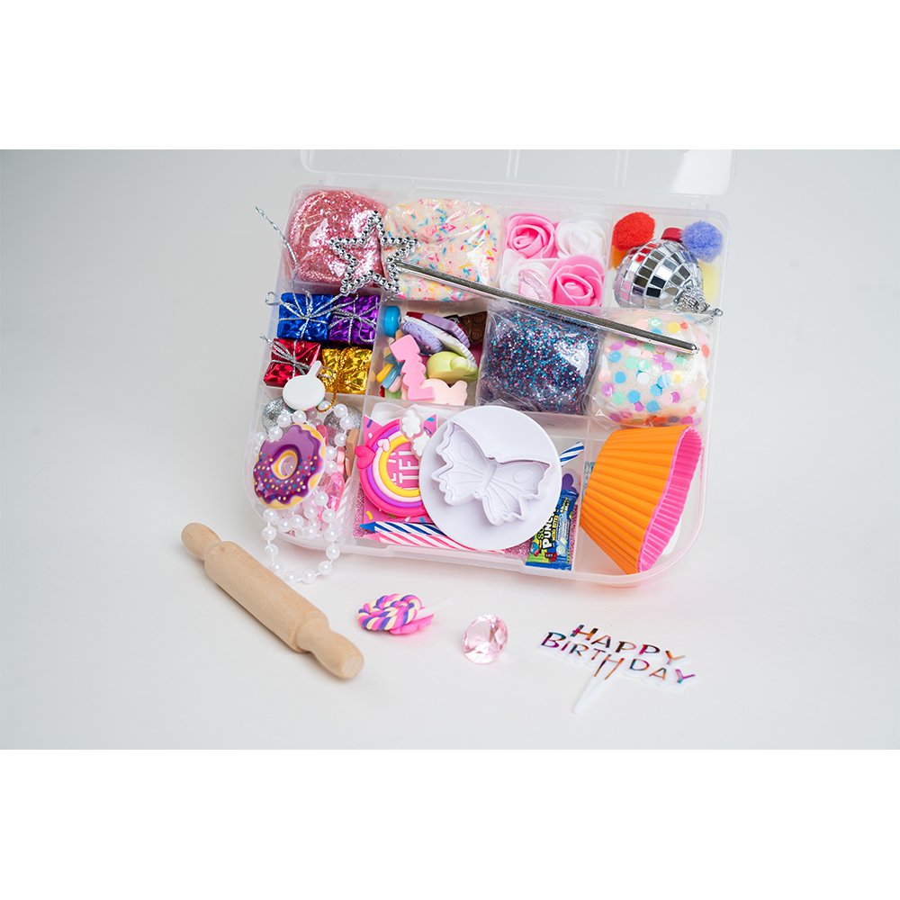 Baking or Birthday & Free Rolling Pin,Play Dough kit-Multicolor-4