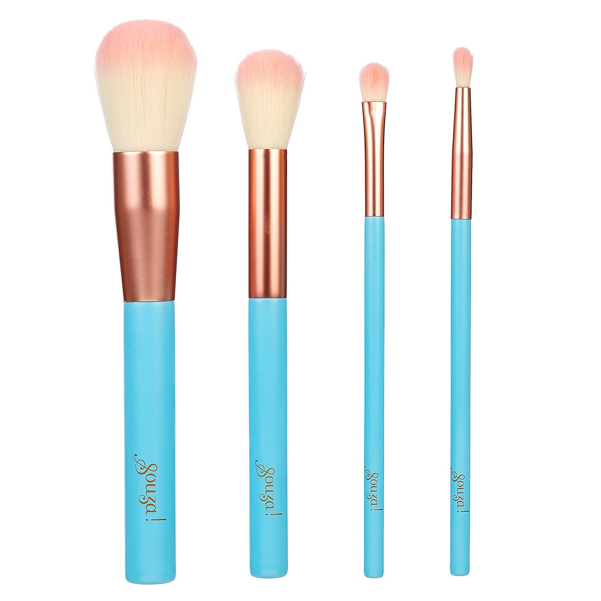 Brush set of 4, S + M + L (1 set)-Blue-1