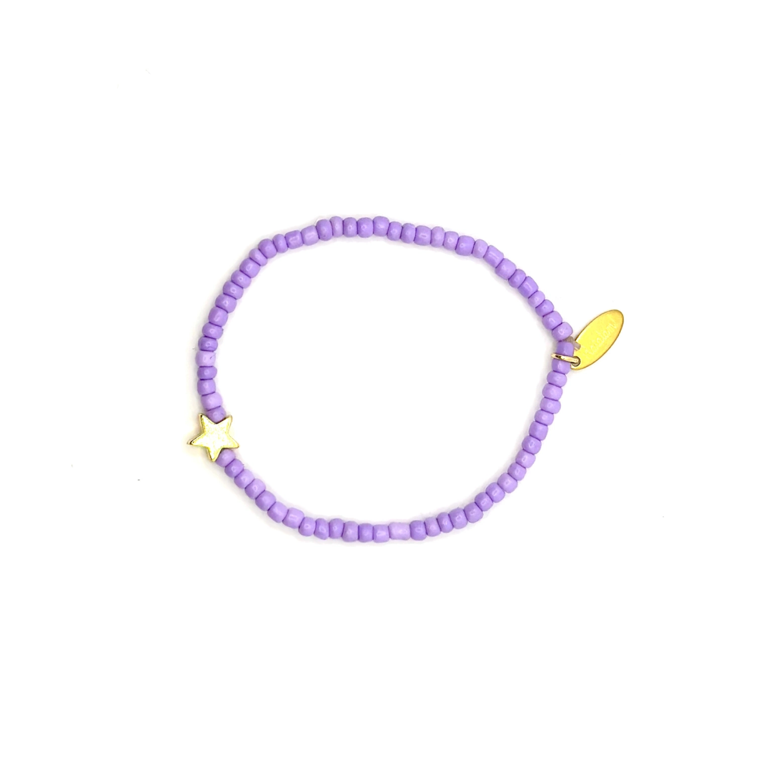 Elastic star bracelet – purple-1