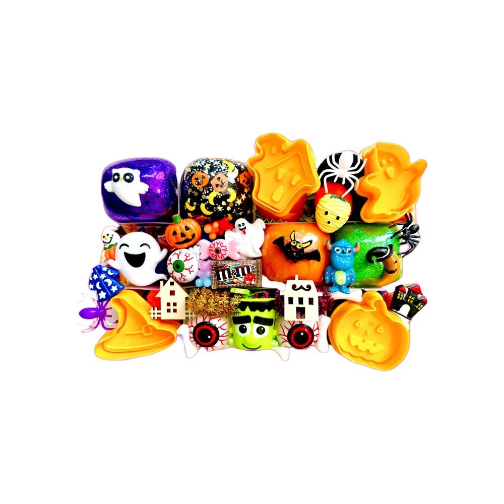 Halloween Play dough kit-Multicolor-3