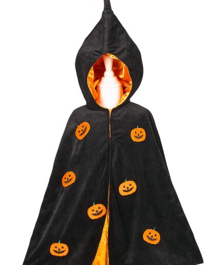 Halloween pumpkin cape