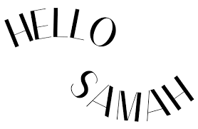 Hello Samah