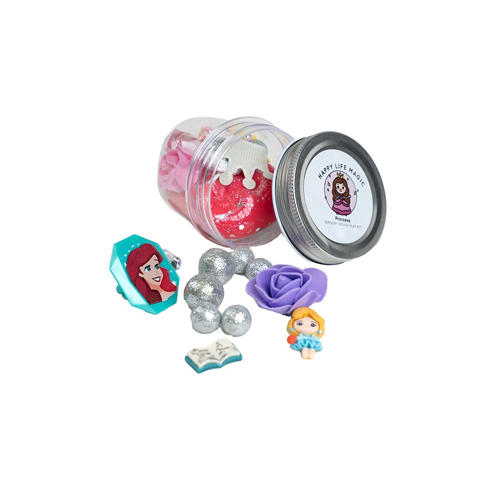 MAGIC Play dough Jars, Princess-Multicolor-1