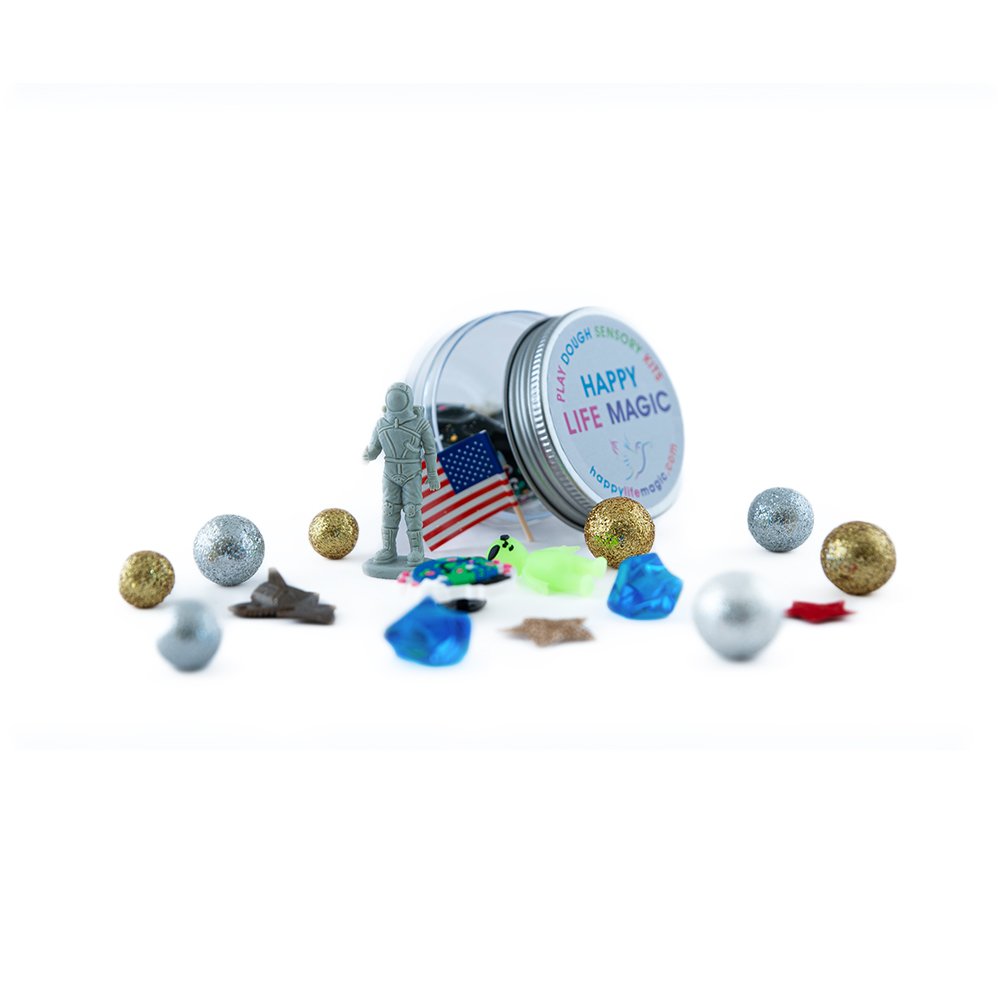 MAGIC Play dough Jars, Space Galaxy-Multicolor-1.