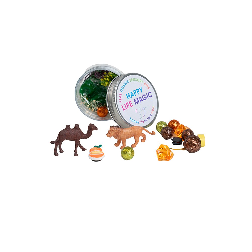 MAGIC Play dough Jars, Zoo-Multicolor-1