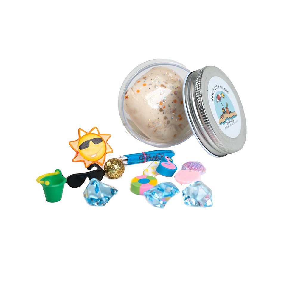 MAGIC Play dough Jars,A Beach Day!-Multicolor-1