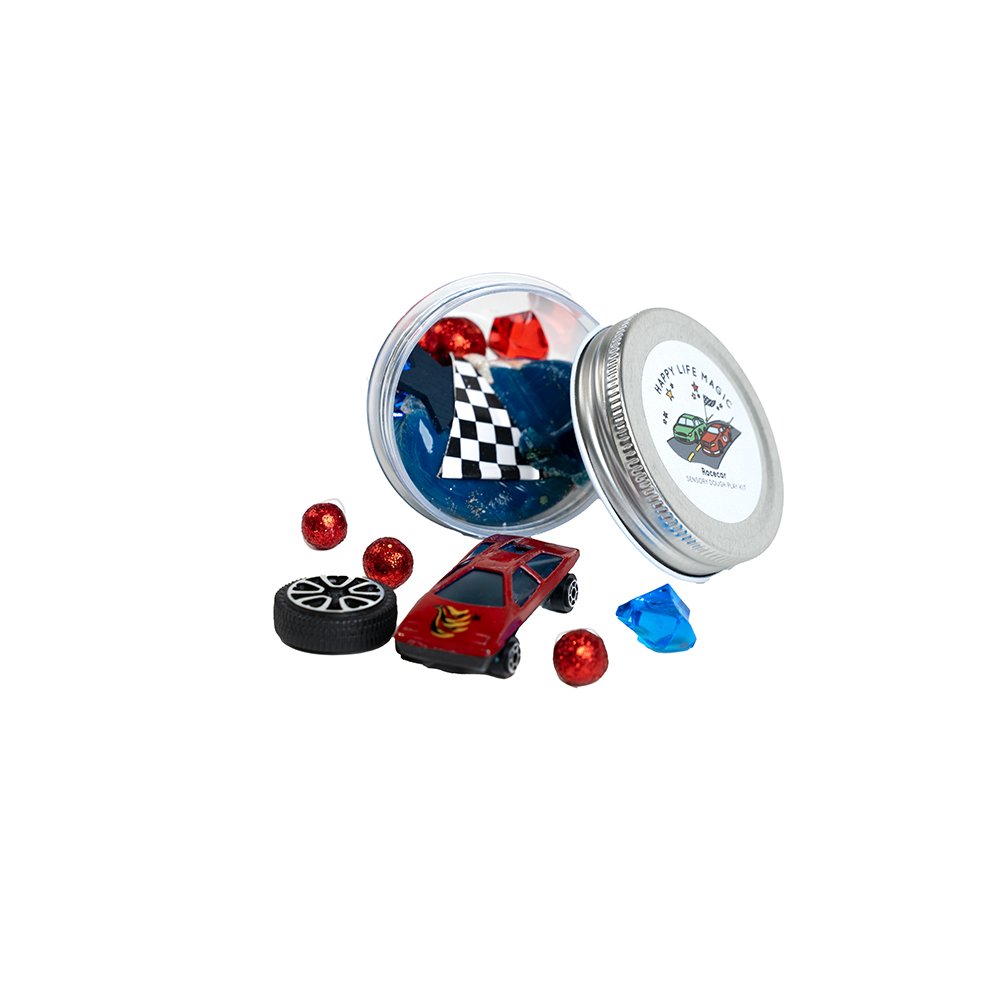 Magic Play dough Jars, Race Car-Multicolor-1