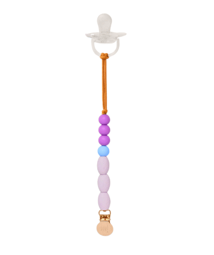 Plum Teether Clip