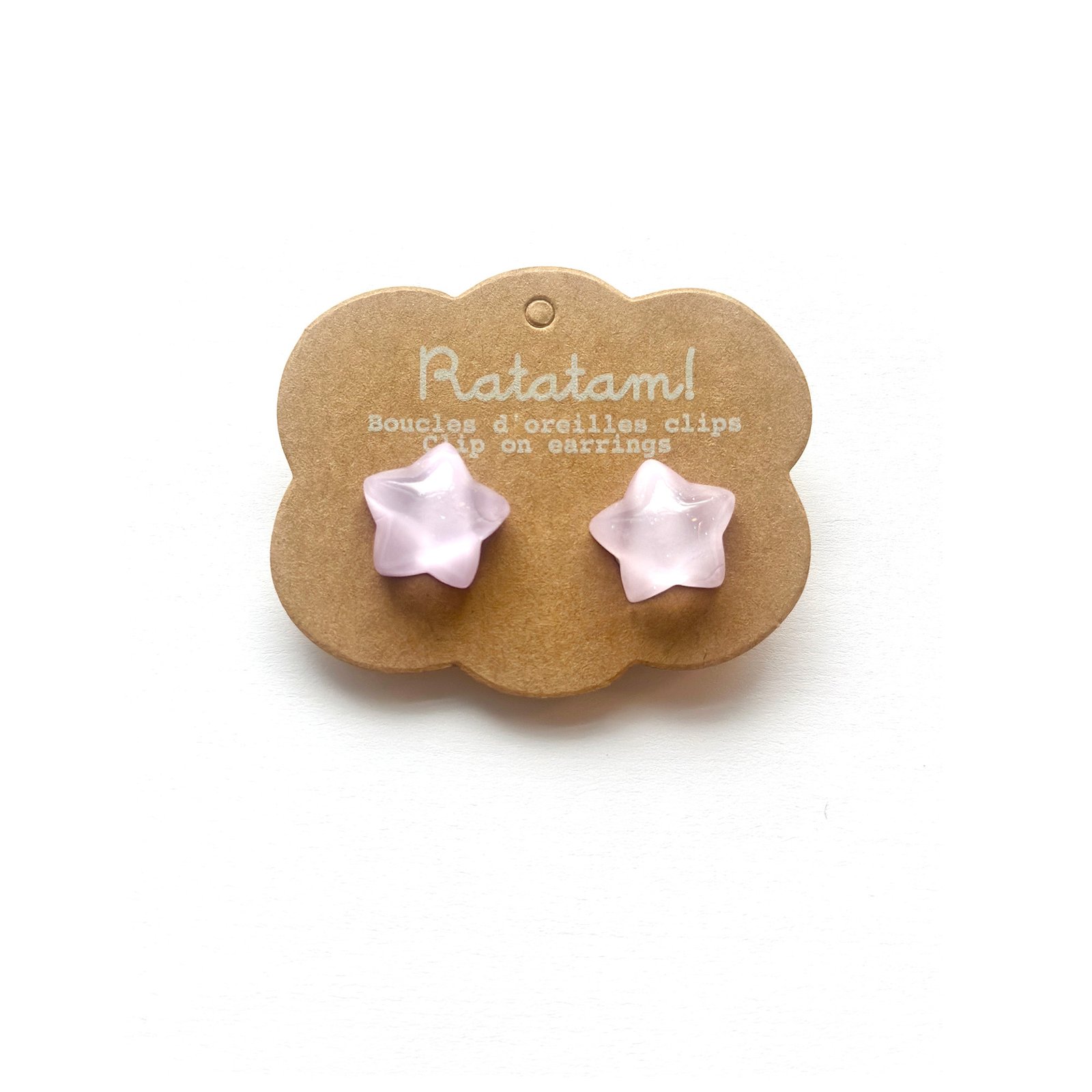 Pair of Star Clip-on Earrings – Purple-2
