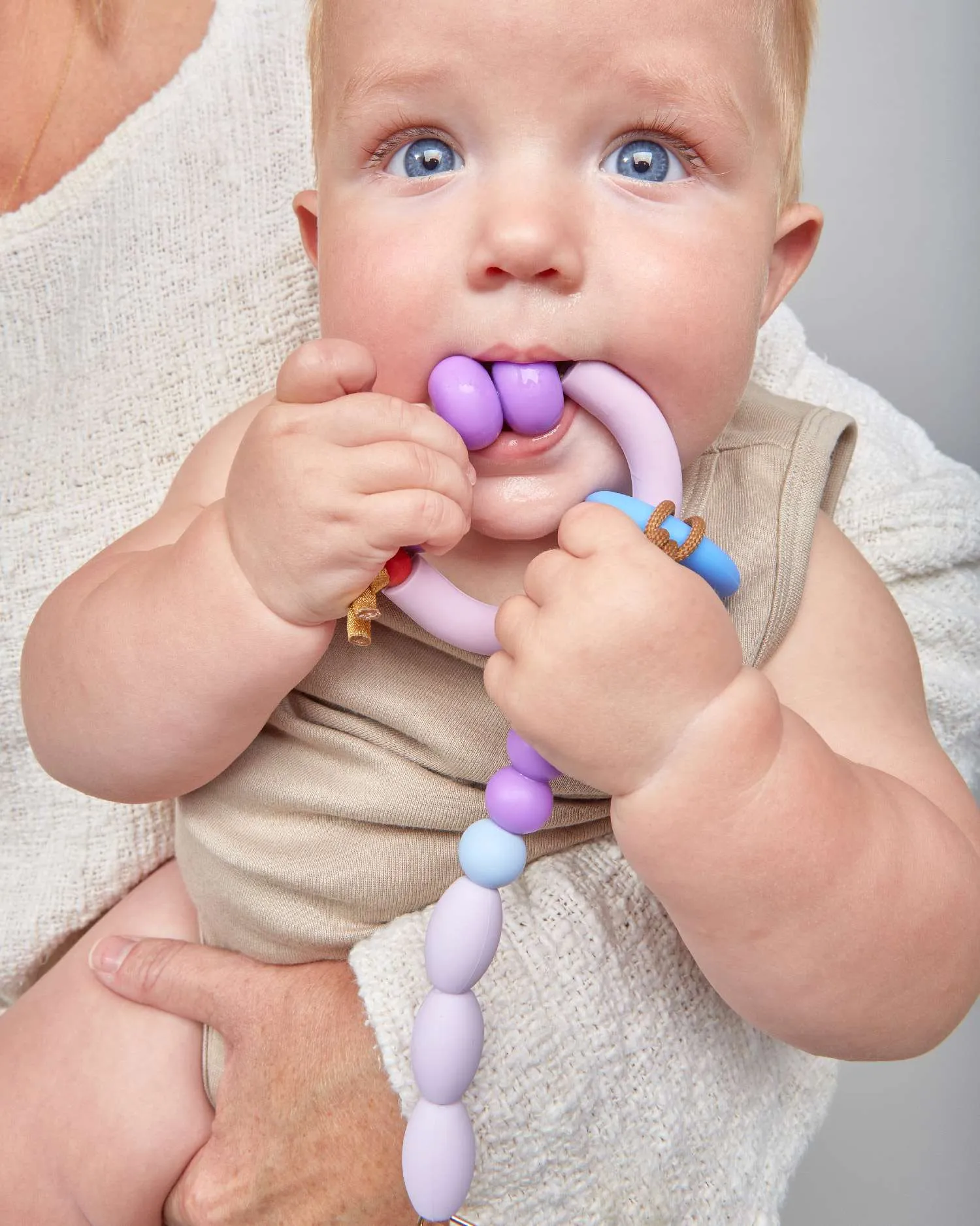 Plum Arch Ring Teether-Purple-7