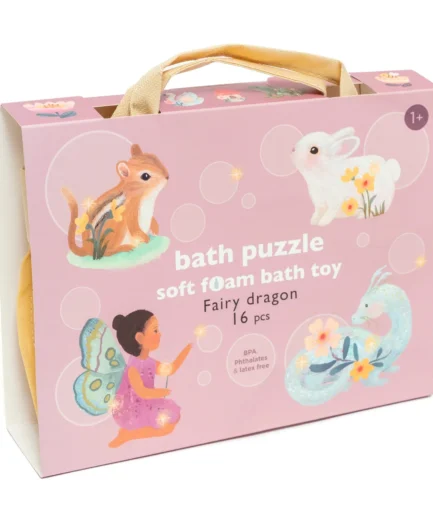 Soft foam bath puzzle fairy