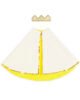 The baby cape and crown set – Gold-4