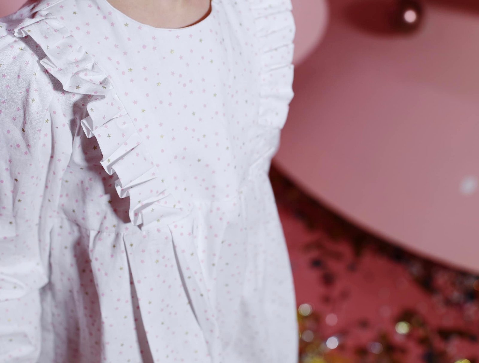 White Girl's Dress-White-2jpg