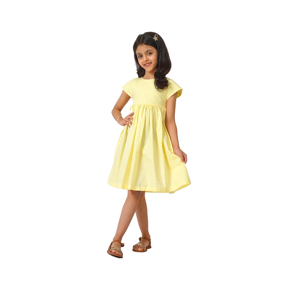 Yellow Girl's dress-Yellow-1