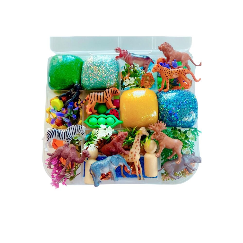 Zoo Play Dough kit-Multicolor-2