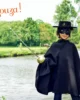 Zorro cape + mask-Black-2