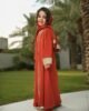 red abaya - front