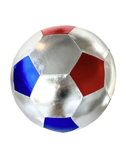 Soccer 22 cm – Silver Blue Red