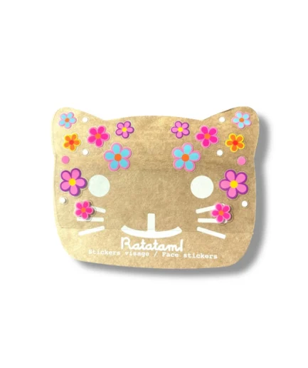 Flower Face Stickers
