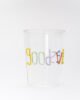 Good Vibes Glass cup-Multicolor-1