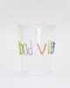 Good Vibes Glass cup-Multicolor-2