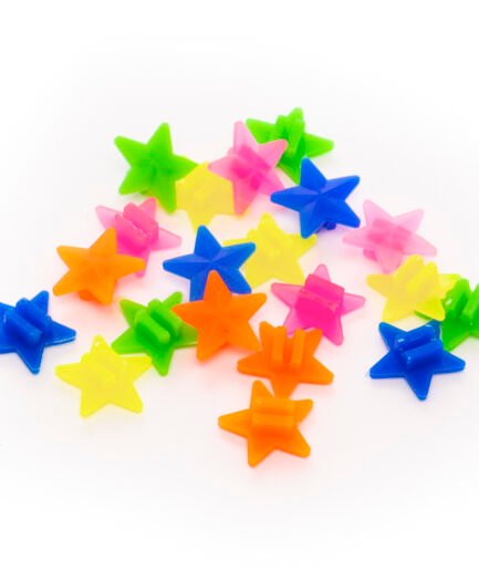 Bicycle wheel clip stars