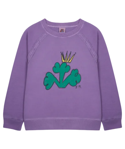 Broccoli Pigment Sweatshirt – Purple